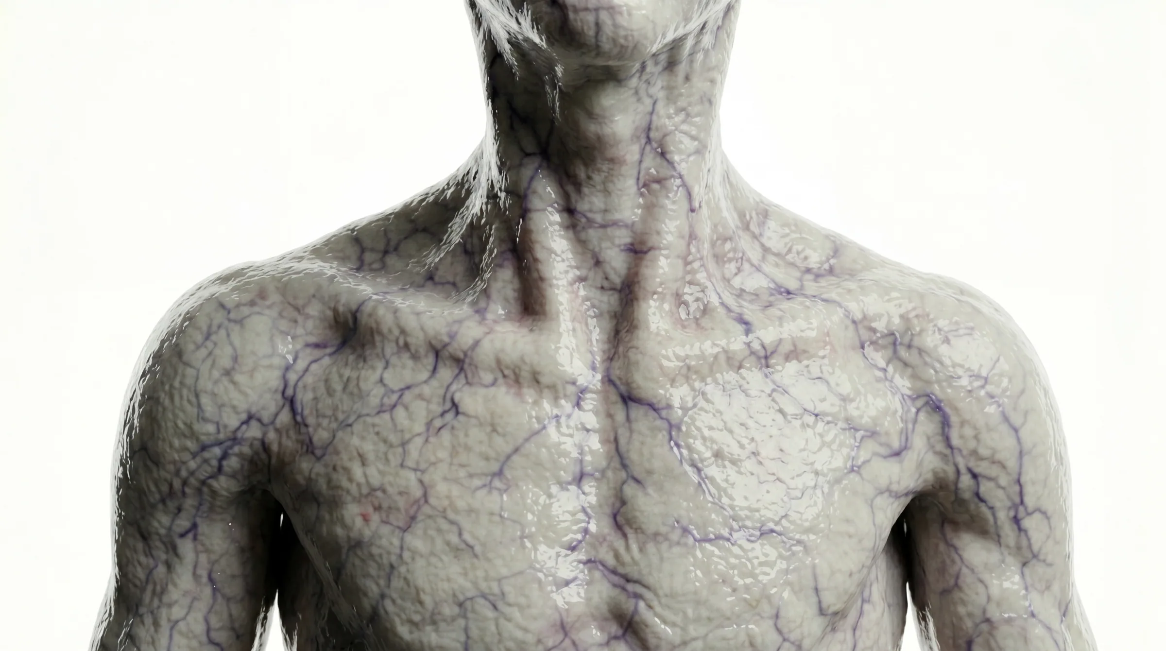 Macro detail of alien biological surface